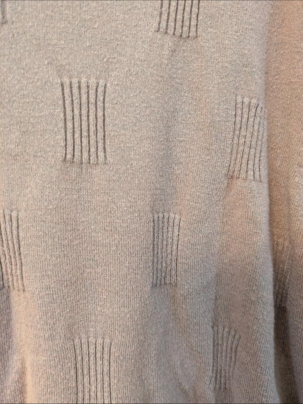 🔴 3/$15 Blush Pink Textured Square Knit Sweater - Picture 2 of 13